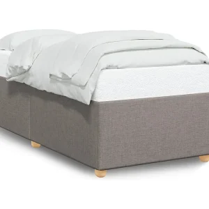 Bedframe zonder matras 90×190 cm stof taupe Bedframe zonder matras 90×190 cm stof taupe
