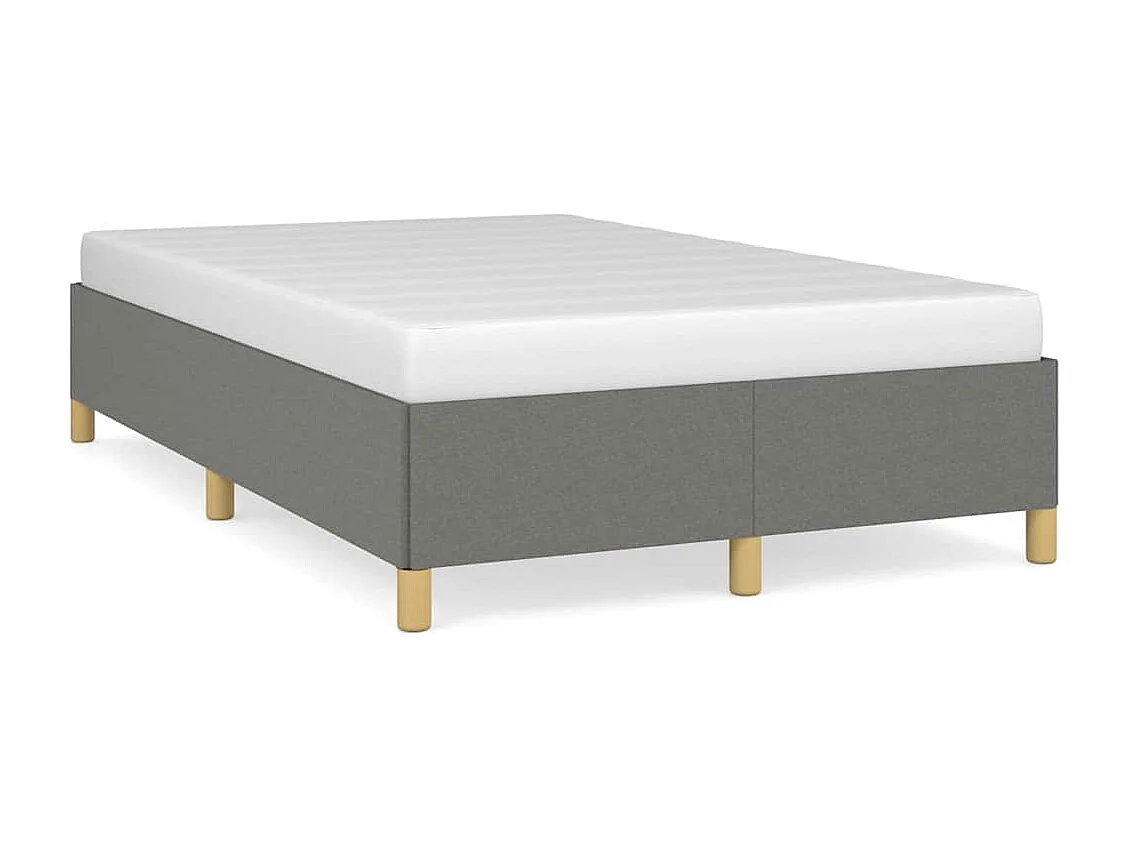 Bedframe zonder matras 120x190 cm stof donkergrijs
