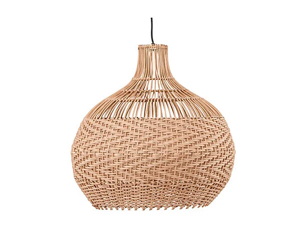 Bastia verlichting hanglamp 50x50x50cm naturel.