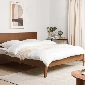 Bed Hout BOISSET 180 x 200 cm Donkerbruin Bed Hout BOISSET 180 x 200 cm Donkerbruin