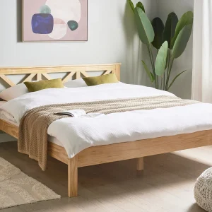 Bed Dennenhout TANNAY 180 x 200 cm Lichtbruin Bed Dennenhout TANNAY 180 x 200 cm Lichtbruin