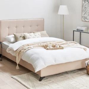 Bed Stof AMBASSADOR 140 x 200 cm Beige Bed Stof AMBASSADOR 140 x 200 cm Beige