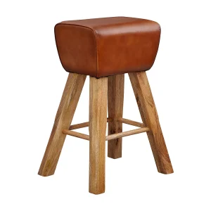 barkruk Turnbock 43x75x43 cm mango massief hout / echt