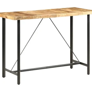 Bartafel 150x70x107 cm ruw mangohout Bartafel 150x70x107 cm ruw mangohout