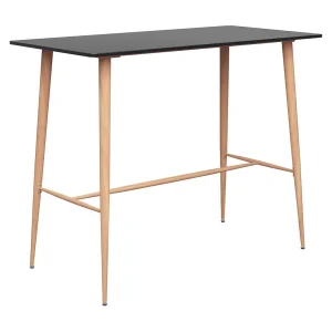 Bartafel 120x60x105 cm zwart Bartafel 120x60x105 cm zwart