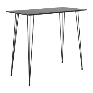 Bartafel 120x60x105 cm zwart Bartafel 120x60x105 cm zwart