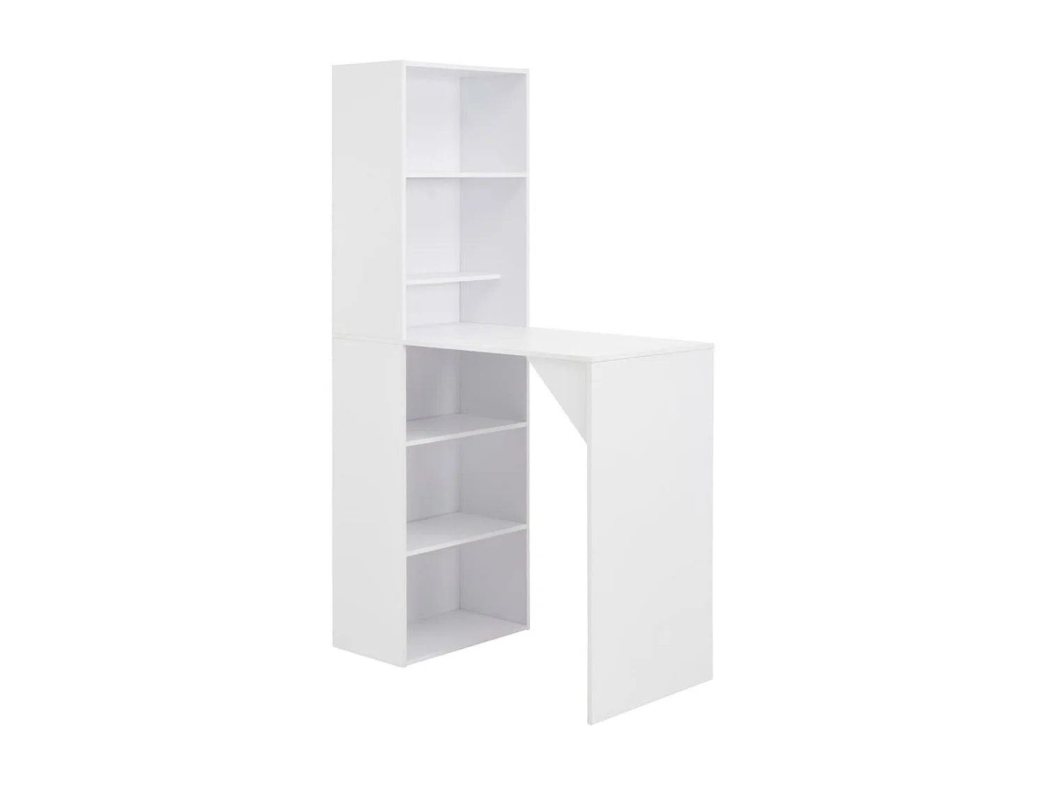 Bartafel met kast 115x59x200 cm wit