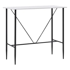 Bartafel 120x60x110 cm MDF wit Bartafel 120x60x110 cm MDF wit