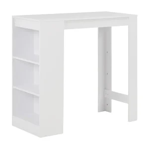 Bartafel met schap 110x50x103 cm wit Bartafel met schap 110x50x103 cm wit