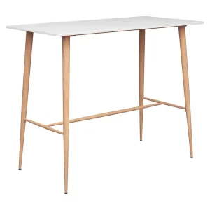Bartafel 120x60x105 cm wit