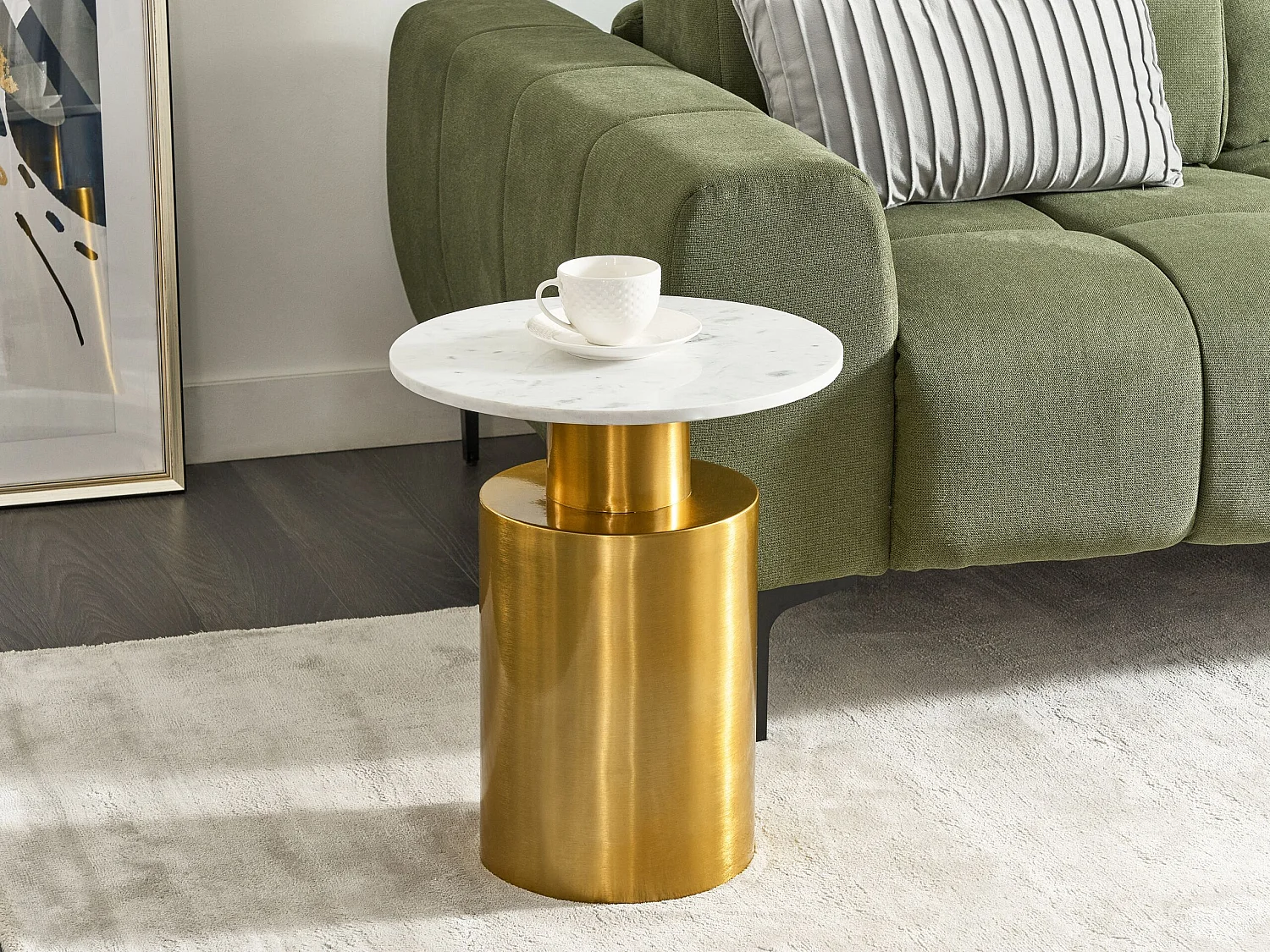 Bijzettafel ARIAGA Metaal Goud