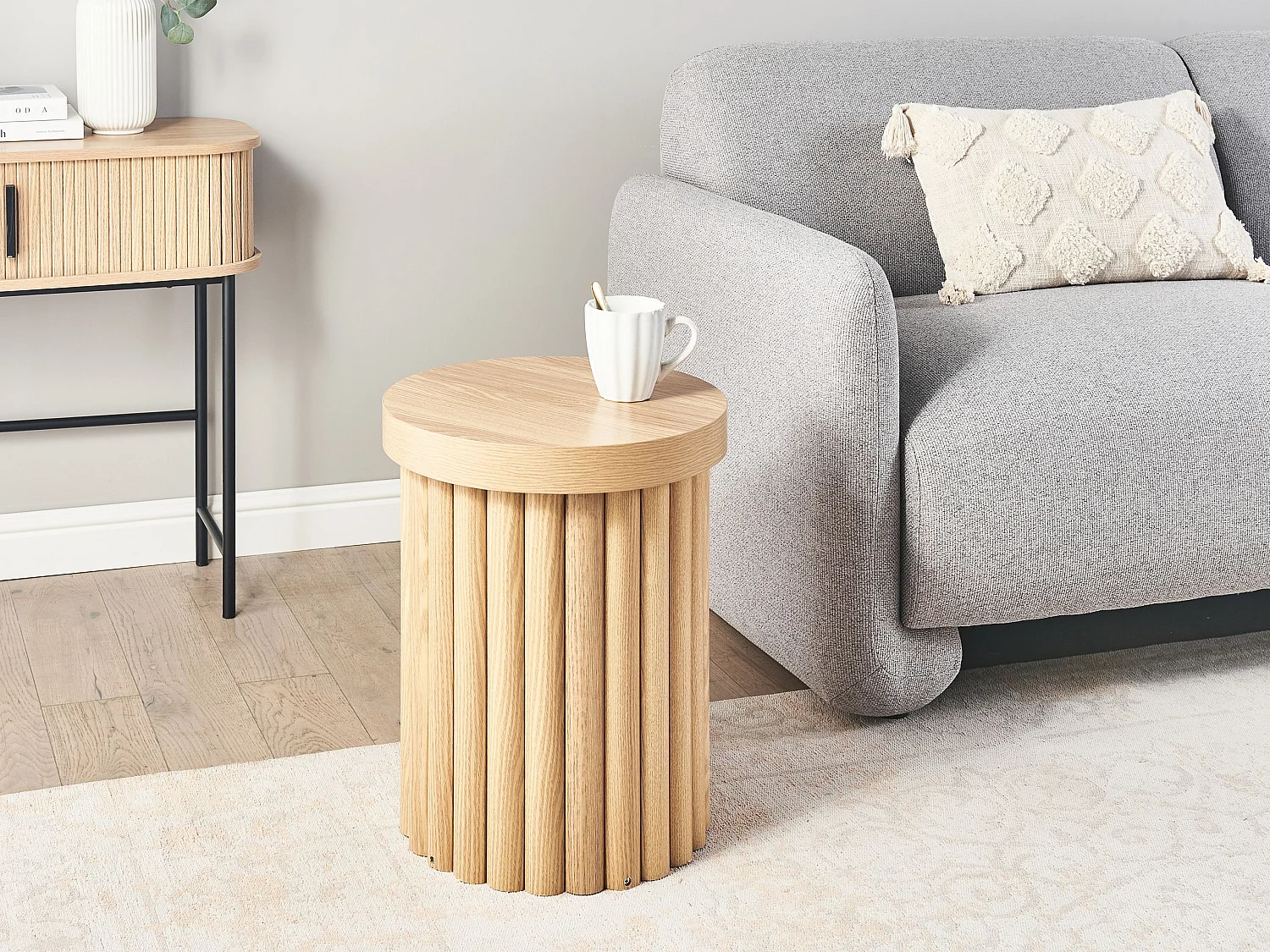 Bijzettafel GENOLA Lichtbruin