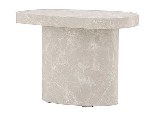Båstad hoektafel lichtgrijs.