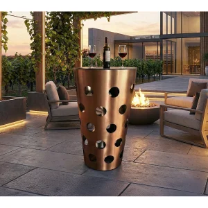 Bartafel – Rosé Metaal – 65 x 65 cm – VINO Bartafel – Rosé Metaal – 65 x 65 cm – VINO