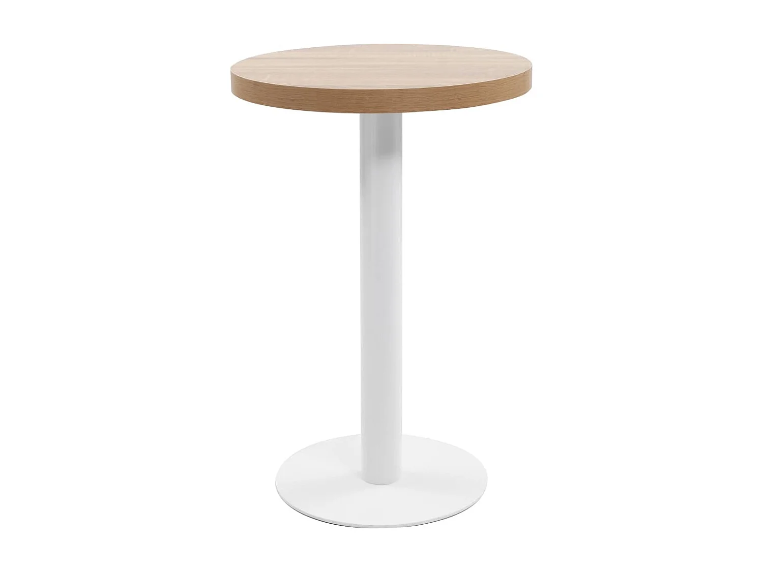 Bistrotafel 50 cm MDF lichtbruin