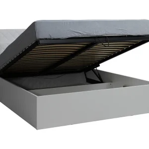 Lit coffre PANAREA – 2 plaatsen 180×200 cm met lattenbodem – Alpenwit Lit coffre PANAREA – 2 plaatsen 180×200 cm met lattenbodem – Alpenwit