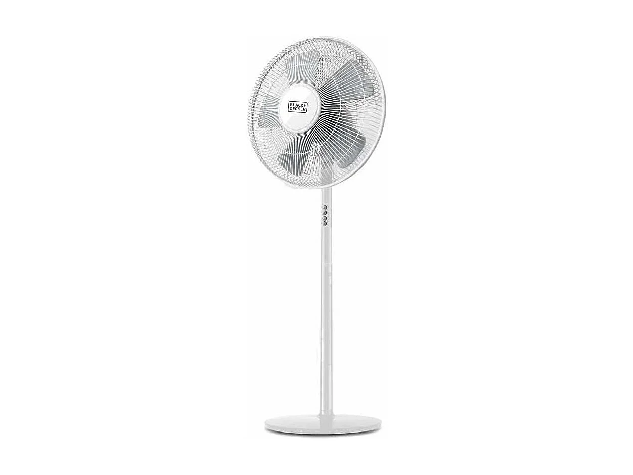 Black & Decker BXEFP60E Witte Tafelventilator met 3 Snelheden