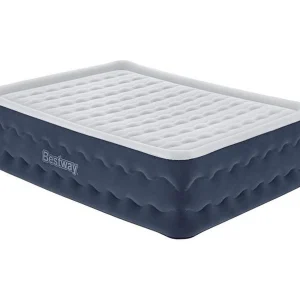 Bestway TruLeisure Tritech Dubbel Luchtmatras met Ingebouwde Elektrische Pomp 203 x 152 x 51 cm