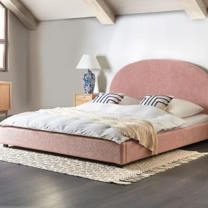 Bed Stof VAUCLUSE 180 x 200 cm Pastelroze