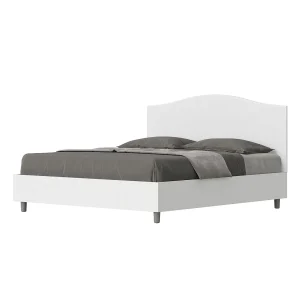 Bed 160×190 met opbergruimte bedframe eiken wit hoofdeinde kunstleer wit Grace Bed 160×190 met opbergruimte bedframe eiken wit hoofdeinde kunstleer wit Grace