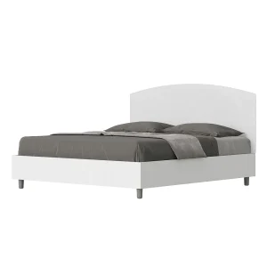 Bed 160×190 met opbergruimte bedframe eiken wit hoofdeinde kunstleer wit Antilia Bed 160×190 met opbergruimte bedframe eiken wit hoofdeinde kunstleer wit Antilia