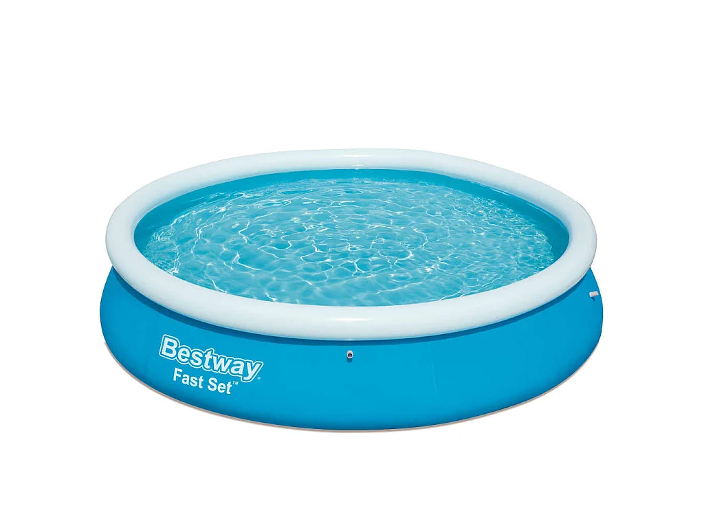 Bestway Fast Set Opblaasbaar Zwembad 366x76 cm Tritech Technologie Eenvoudige Installatie en Afvoer