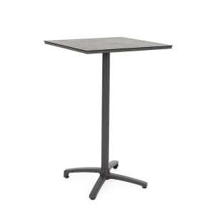 Bartafel met antracietkleurig HPL-blad – LAREDO Bartafel met antracietkleurig HPL-blad – LAREDO