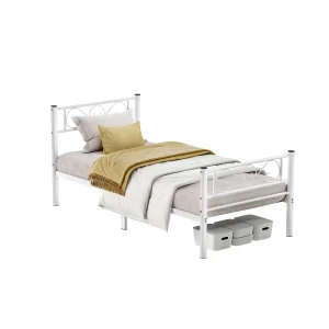 Bedframe 198×91,8×86,4 cm wit Bedframe 198×91,8×86,4 cm wit