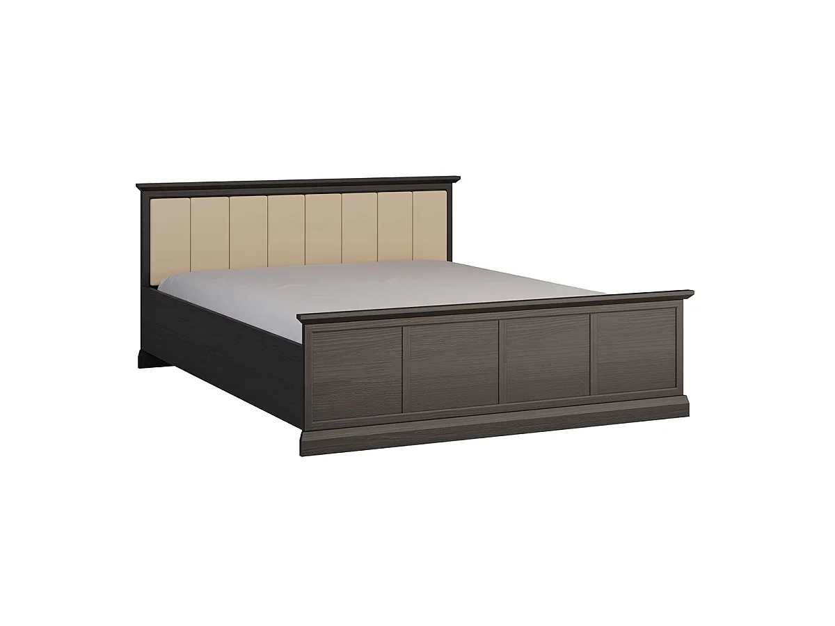 Bed 160x200 inclusief lattenbodem Toja Hout antraciet