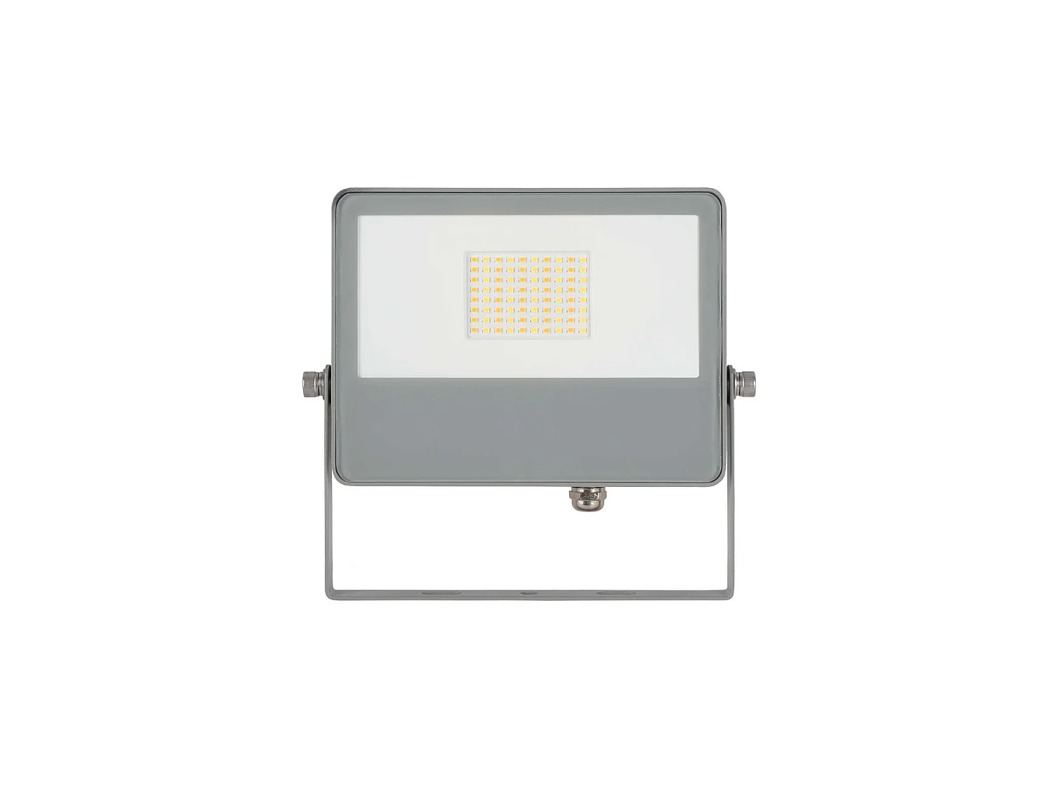 Beneito & Faure Sky 40W LED-buitenschijnwerper met schakeltechnologie, 3000K/4000K/5000K, stralingshoek 115º, zilver aluminium constructie