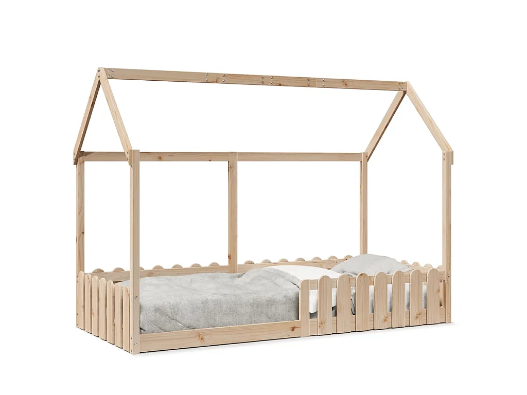 Bedhuis massief grenenhout 90x200 cm