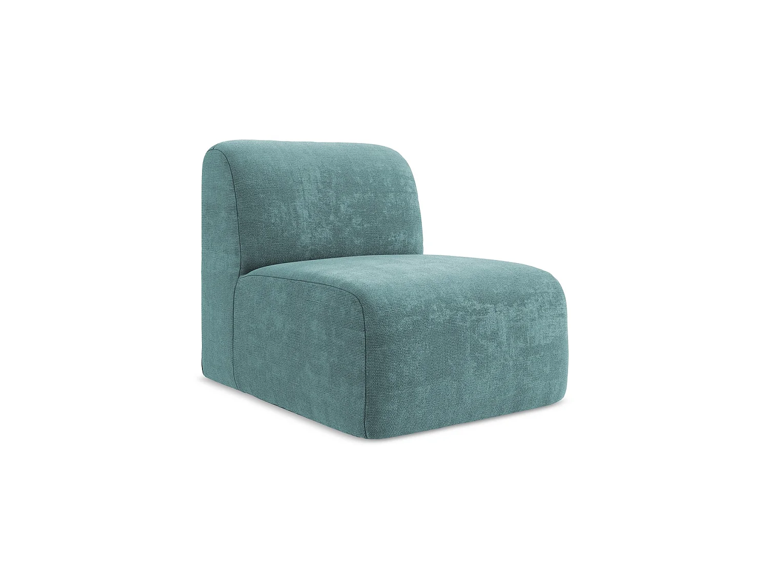 Bankmodule midden van jeans chenille stof – CERVO