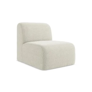 Bankmodule midden van zand bouclé – CERVO Bankmodule midden van zand bouclé – CERVO