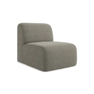 Bankmodule midden van grijs bouclé – CERVO Bankmodule midden van grijs bouclé – CERVO
