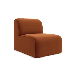 Bankmodule midden van terracotta velours – CERVO Bankmodule midden van terracotta velours – CERVO