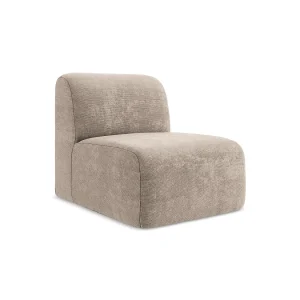 Bankmodule midden van donkerbeige chenille stof – CERVO Bankmodule midden van donkerbeige chenille stof – CERVO