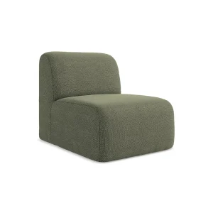 Bankmodule midden van olijf bouclé – CERVO Bankmodule midden van olijf bouclé – CERVO