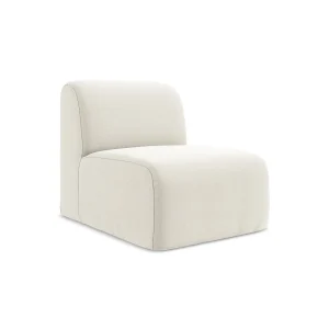 Bankmodule midden van lichtbeige velours – CERVO Bankmodule midden van lichtbeige velours – CERVO