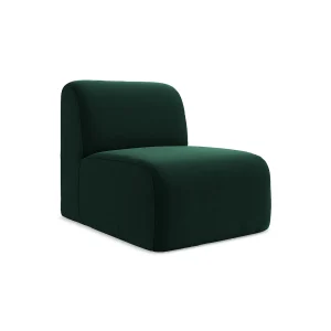 Bankmodule midden van flessengroen velours – CERVO Bankmodule midden van flessengroen velours – CERVO