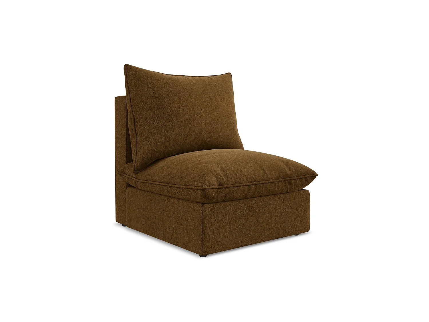Bankmodule midden van mosterd velours – RAVENNA