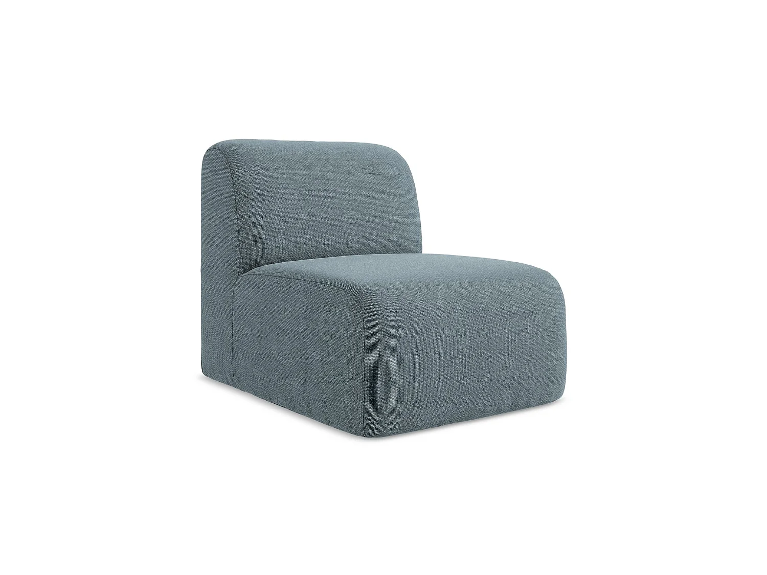 Bankmodule midden van jeans bouclé – CERVO