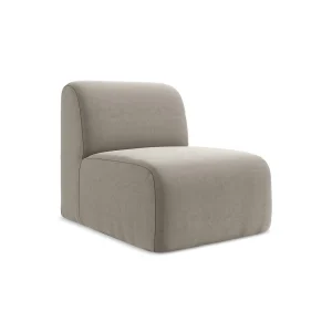 Bankmodule midden van taupe velours – CERVO Bankmodule midden van taupe velours – CERVO