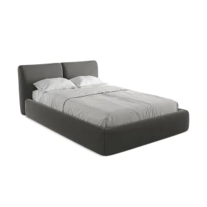Bed met opbergruimte 160 x 228 – velours – staal – MILANO Bed met opbergruimte 160 x 228 – velours – staal – MILANO
