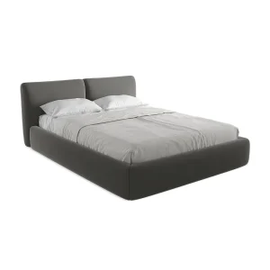 Bed met opbergruimte 180 x 228 – velours – staal – MILANO Bed met opbergruimte 180 x 228 – velours – staal – MILANO