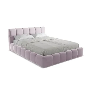 Bed met opbergruimte 180 x 228 – velours – lavendel – ROMA Bed met opbergruimte 180 x 228 – velours – lavendel – ROMA