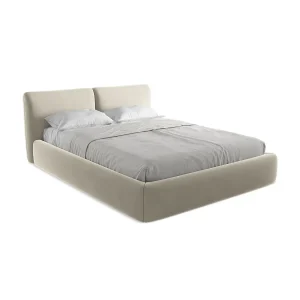 Bed met opbergruimte 180 x 228 – velours – parel – MILANO Bed met opbergruimte 180 x 228 – velours – parel – MILANO