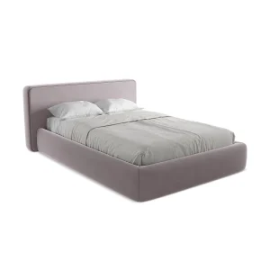 Bed met opbergruimte 180 x 225 – velours – lavendel – FIRENZE Bed met opbergruimte 180 x 225 – velours – lavendel – FIRENZE