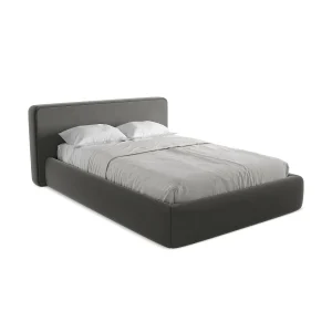 Bed met opbergruimte 180 x 225 – velours – staal – FIRENZE Bed met opbergruimte 180 x 225 – velours – staal – FIRENZE