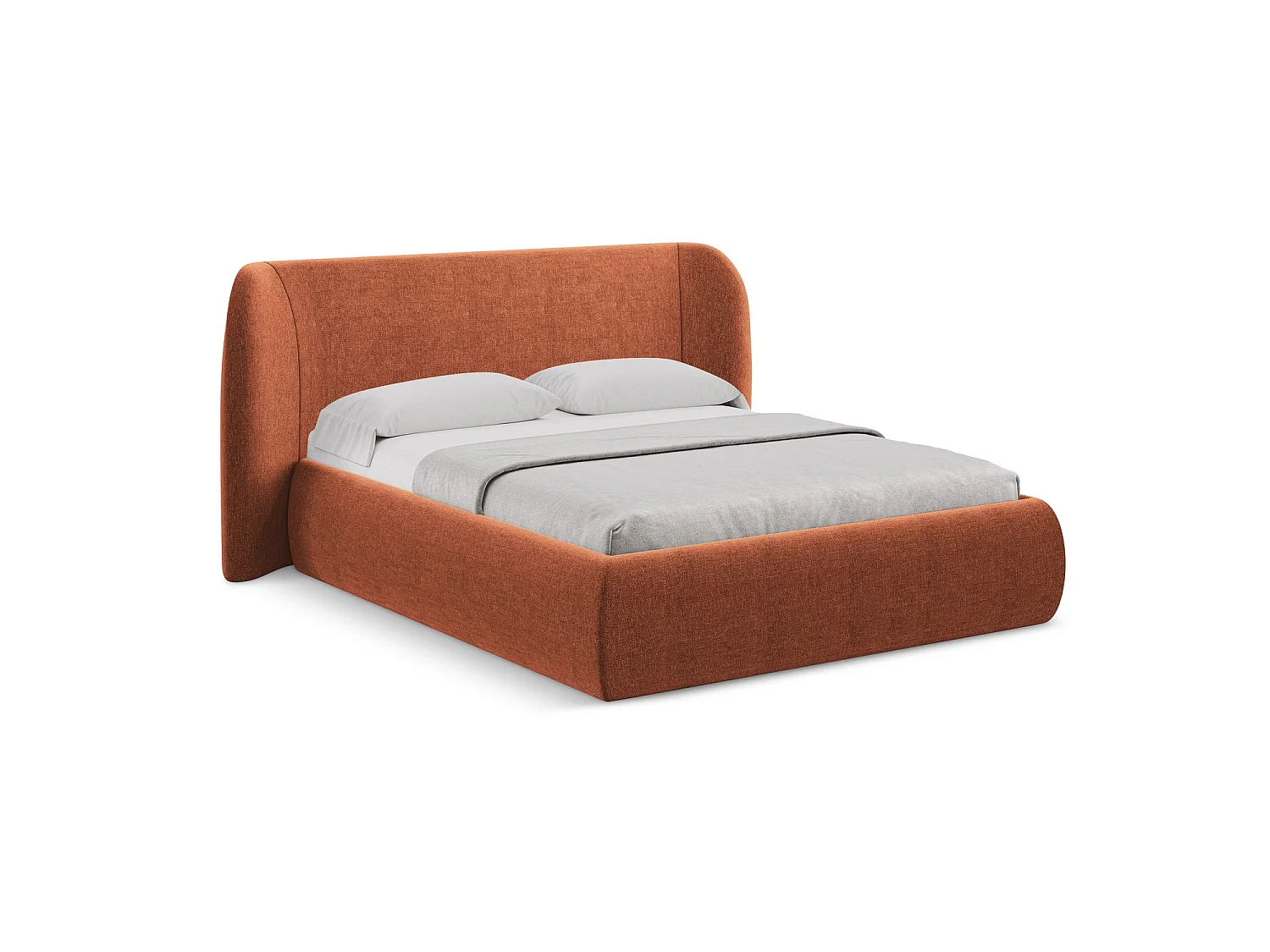 Bed met opbergruimte - 230 x 215 van Terracotta Chenille - TRIESTE