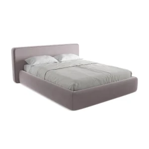 Bed met opbergruimte 200 x 225 – velours – lavendel – FIRENZE Bed met opbergruimte 200 x 225 – velours – lavendel – FIRENZE